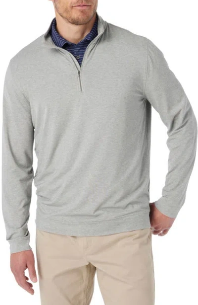 Fair Harbor Compass Performance Quarter Zip In Gray