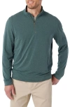 Fair Harbor Compass Performance Quarter Zip In Green