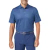 Fair Harbor Compass Print Polo In Blue Waves