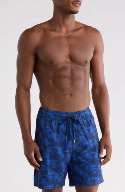 Fair Harbor Cruiser Swim Trunks In Blue