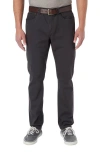 Fair Harbor Horizon Modern Fit Stretch Cotton Blend 5-pocket Pants In Black