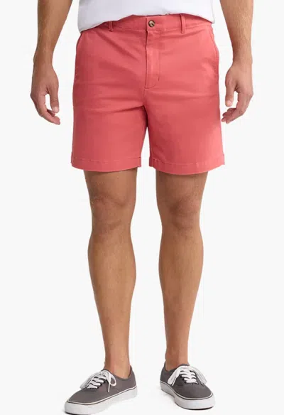 Fair Harbor Horizon Short In Washed Red In Pink