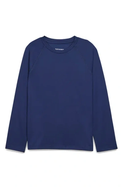 Fair Harbor Kids' Long Sleeve Rashguard In Blue