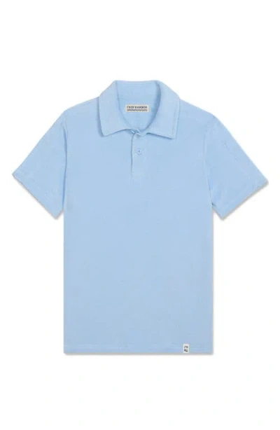 Fair Harbor Kids' Ravello Terry Cloth Polo In Blue