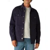 Fair Harbor Montauk Stretch Cotton Twill Shirt Jacket In Navy