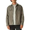 Fair Harbor Montauk Stretch Cotton Twill Shirt Jacket In Olive