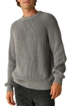 Fair Harbor Neptune Organic Cotton Blend Sweater In Gray