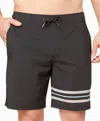 Fair Harbor Ozone Board Short In Grey Stripe