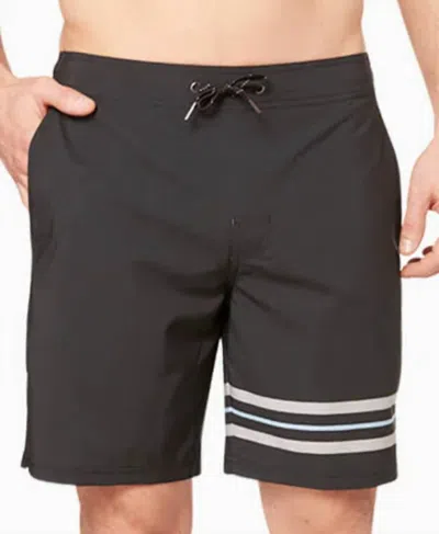 Fair Harbor Ozone Board Short In Grey Stripe