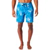 Fair Harbor Ozone Lined Swim Trunks In Clark Blue
