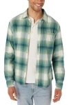 Fair Harbor Plaid Lightweight Flannel Button-up Shirt In Multi