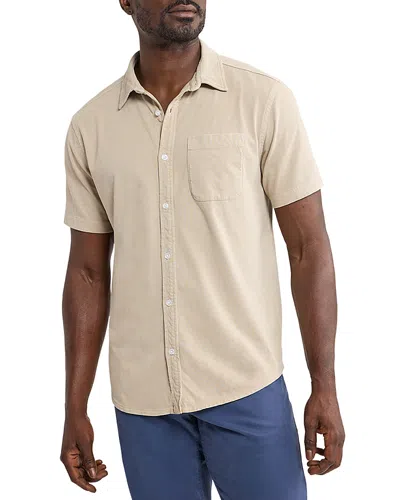 Fair Harbor Saltaire Knit Shirt In Sand
