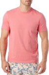 Fair Harbor Saltaire Organic Cotton Graphic T-shirt In Pink
