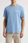 Fair Harbor Saltaire Organic Cotton Graphic T-shirt In Blue
