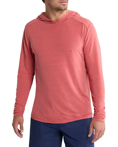 Fair Harbor Seabreeze Pullover Hoodie In Red
