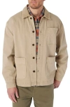 Fair Harbor Seaport Stretch Cotton Blend Chore Jacket In Multi