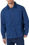 Fair Harbor Seaport Stretch Cotton Blend Chore Jacket In Blue