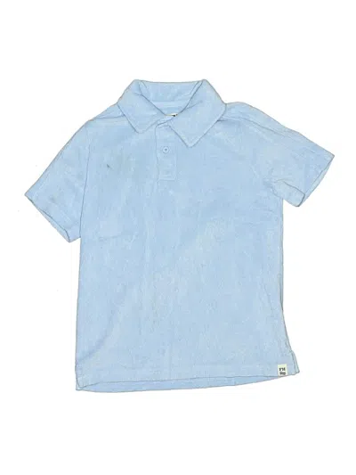 Pre-owned Fair Harbor Kids' Short Sleeve Top Blue Tops