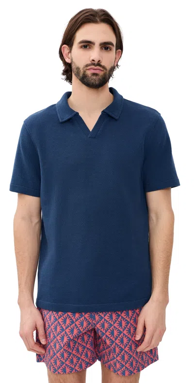 Fair Harbor Tailwind Polo Navy In Blue