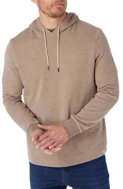 Fair Harbor Tailwind Textured Hoodie In Nude