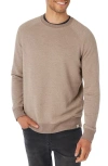 Fair Harbor Tailwind Textured Sweatshirt In Brown