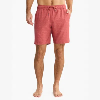 Fair Harbor The Anchor Short - 8" In Red Tiles