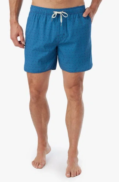 Fair Harbor The Anchor Swim Trunks In Blue