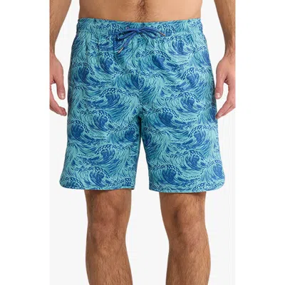 Fair Harbor The Anchor Swim Trunks In Blue