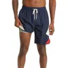 Fair Harbor The Anchor Swim Trunks In Red Mc