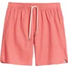 Fair Harbor The Anchor Swim Trunks In Red Twisted Waves
