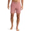Fair Harbor The Bayberry Swim Trunks In Pink
