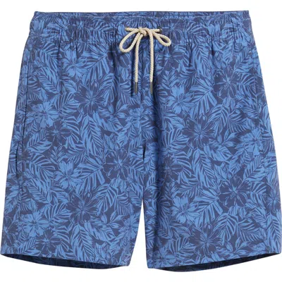 Fair Harbor The Bayberry Swim Trunks In Blue