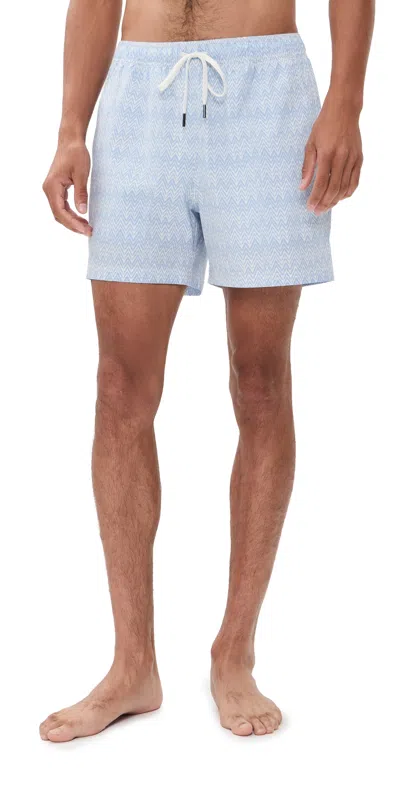 Fair Harbor The Bungalow Swim Trunks 5 Chevron