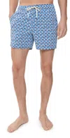 Fair Harbor The Bungalow Swim Trunks 5 Rolling Waves In Rolling Waves