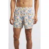 Fair Harbor The Bungalow Water Repellent Swim Trunks In Multi