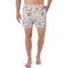 Fair Harbor The Bungalow Water Repellent Swim Trunks In White