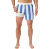 Fair Harbor The Bungalow Water Repellent Swim Trunks In Blue