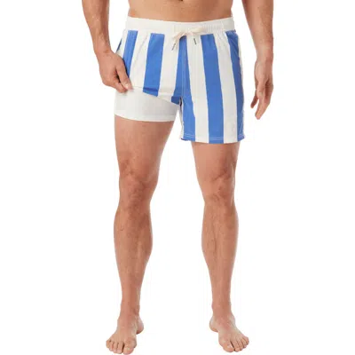 Fair Harbor The Bungalow Water Repellent Swim Trunks In Blue