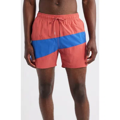 Fair Harbor The Bungalow Water Repellent Swim Trunks In Multi