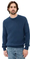 Fair Harbor The Neptune Sweater Navy In Navy