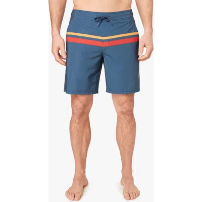 Fair Harbor The Ozone Swim Trunks In Blue