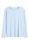 Fair Harbor The Seabreeze Performance Pullover Hoodie In Blue Glow