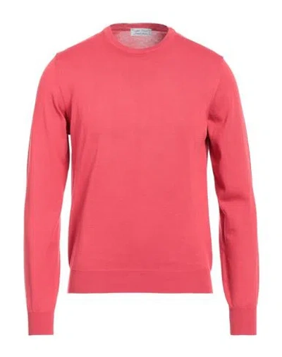 Fair Tricot Man Sweater Red Size L Cotton
