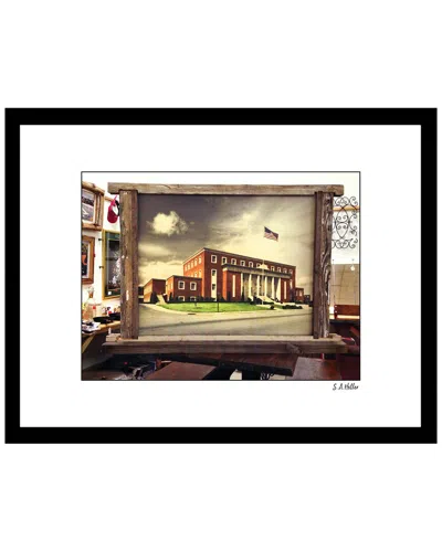 FAIRCHILD ABSTRACT COURTHOUSE WALL ART BY STEVEN A. HELLER