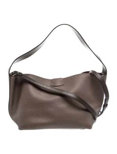 Pre-owned Fairchild Baldwin Leather Shoulder Bag In Brown