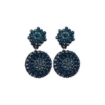 Fairchild Baldwin Women's Amelia Earrings Blue Anthracite