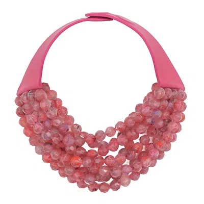 Fairchild Baldwin Women's Bella Hibiscus Pink Necklace