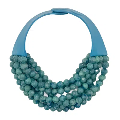 Fairchild Baldwin Women's Blue Bella Marble Teal Necklace
