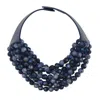 Fairchild Baldwin Women's Blue Bella Three Tone Winter Navy Necklace In Blue