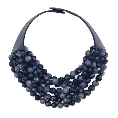 Fairchild Baldwin Women's Blue Bella Three Tone Winter Navy Necklace